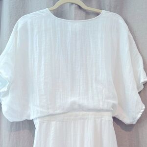 L*Space White Linen Dress